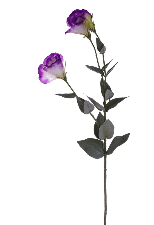 Set 6 Lisianthus Artificiali con Fiori Altezza 75 cm