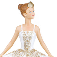 Statuina Ballerina su Punte 21,5 cm in Resina