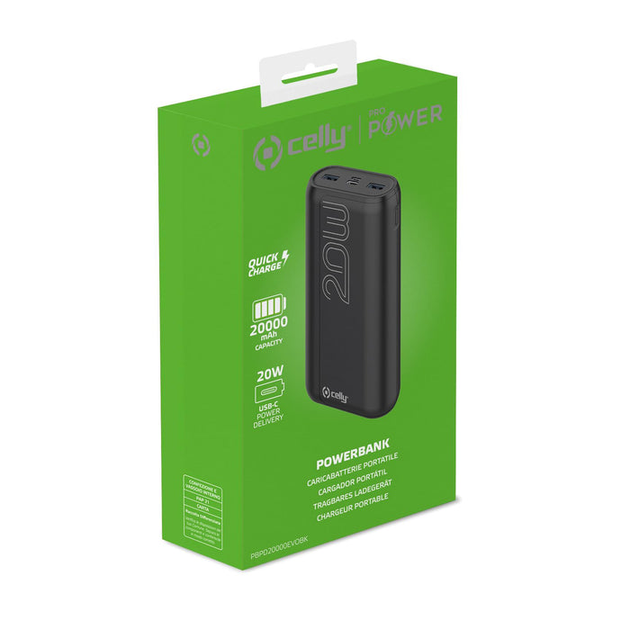 Power bank pd20w 20000 evo black - PBPD20000EVOBK