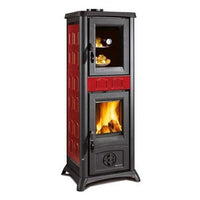 Stufa legna nordica 7111720 gemma forno 5st elegance bordeaux