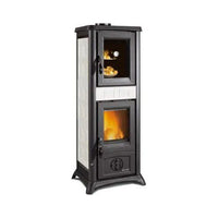 Stufa legna 7,3kw gemma forno 5.0 elegance bianco 7111721