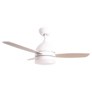 Ventilatore soffitto perenz 7113 b ir bianco e legno - 8023559536181