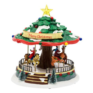 Giostra movimento e musica lotti 74910 xmas king