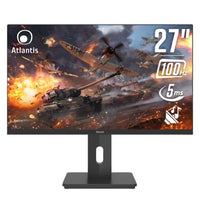 Monitor atlantis gaming led 27 wide a05-ux27if-vhdm ips 1920x1080 5ms 270cd/m² 1.000:1 vesa mm pivot reg. h dp hdmi vga black