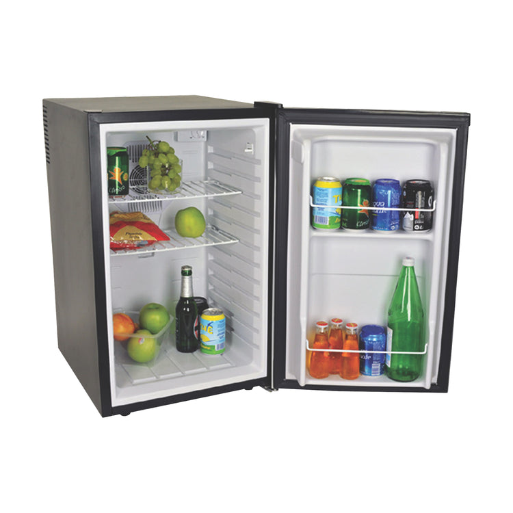 Mini frigo silenzioso 70w Bar Frigorifero piccolo Grigio satinato 70lt 