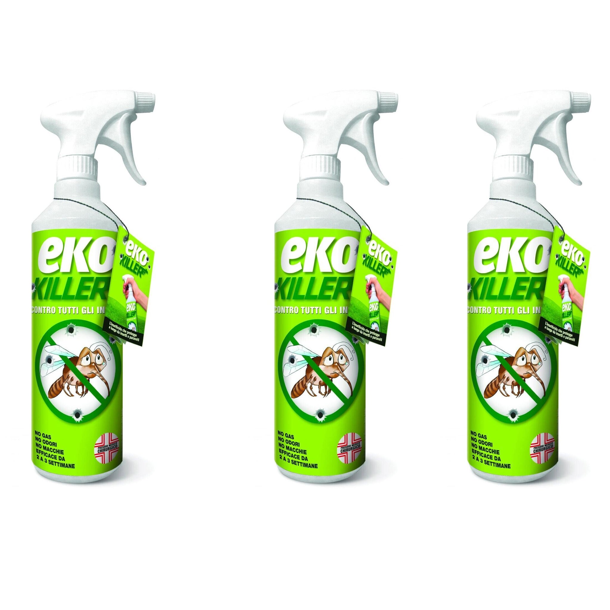 Set 3 Eko Killer Insetticida Antiparassitario Universale 750ML â€“ EKL/750