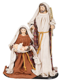 Natività  Giuseppe Maria e Gesà¹ Bambino H40 cm in Resina