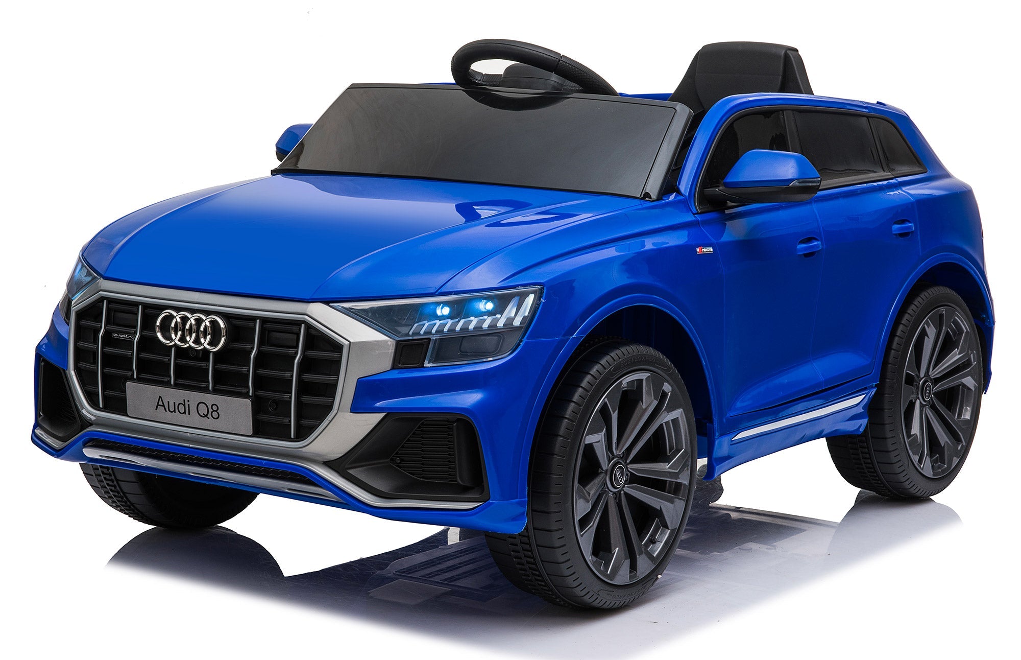 Macchina Elettrica per Bambini 12V con Licenza Audi Q8 Blu