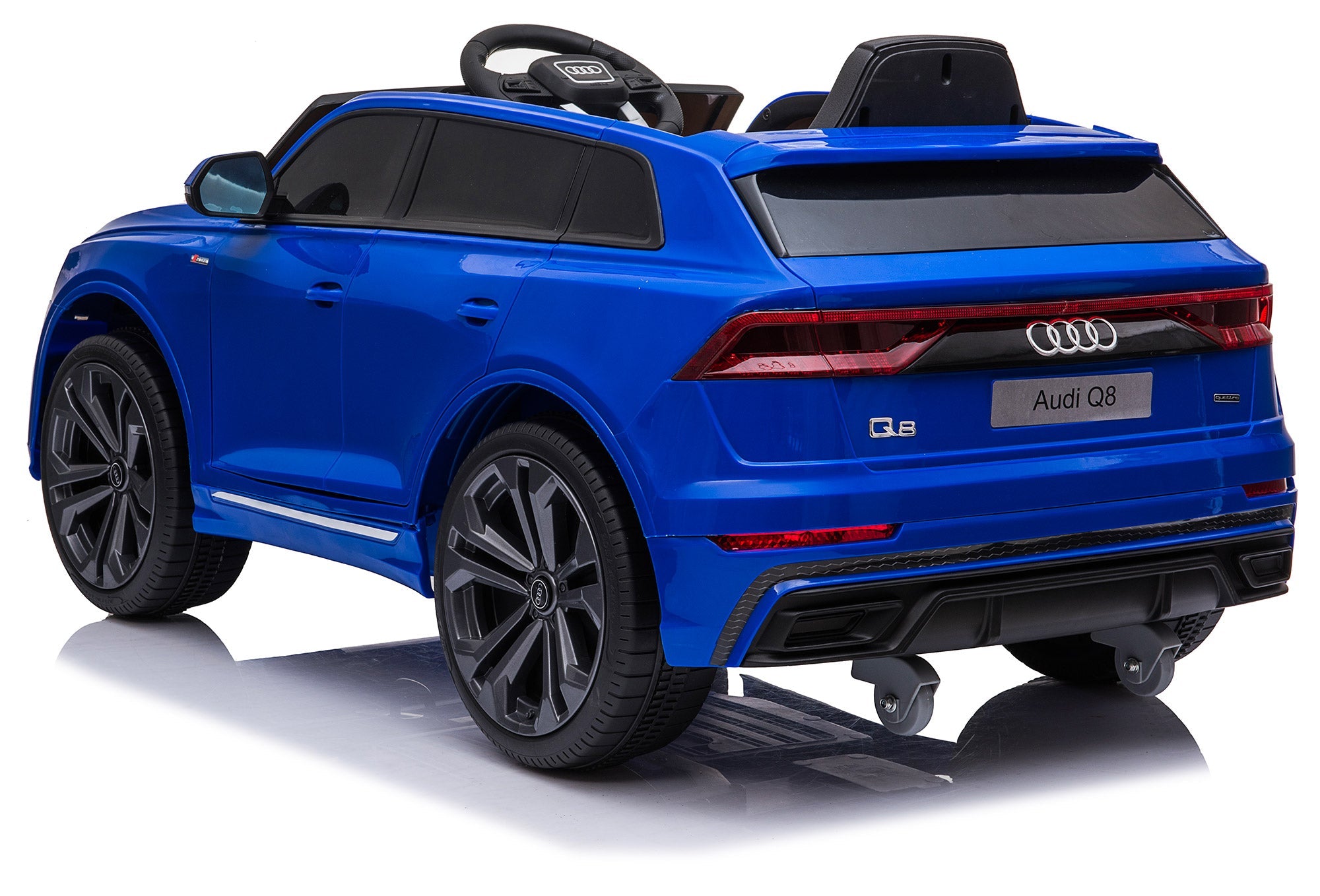 Macchina Elettrica per Bambini 12V con Licenza Audi Q8 Blu