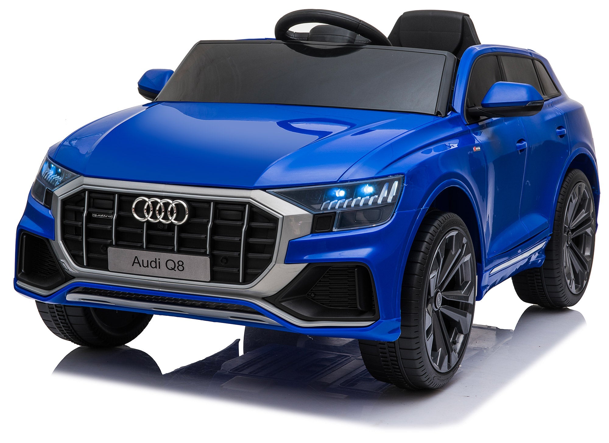 Macchina Elettrica per Bambini 12V con Licenza Audi Q8 Blu