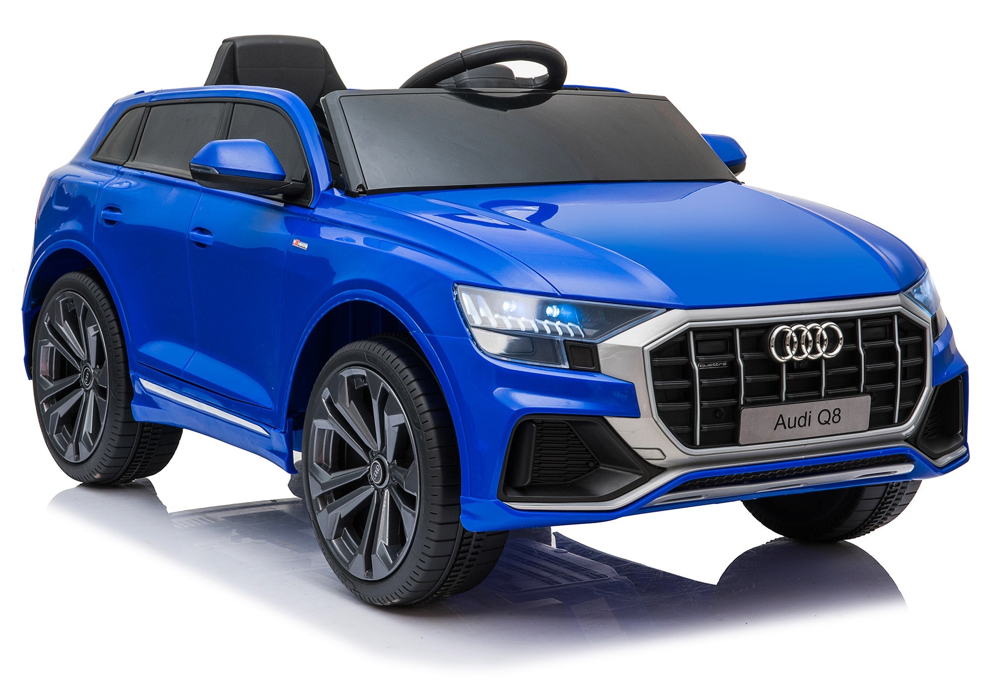 Macchina Elettrica per Bambini 12V con Licenza Audi Q8 Blu