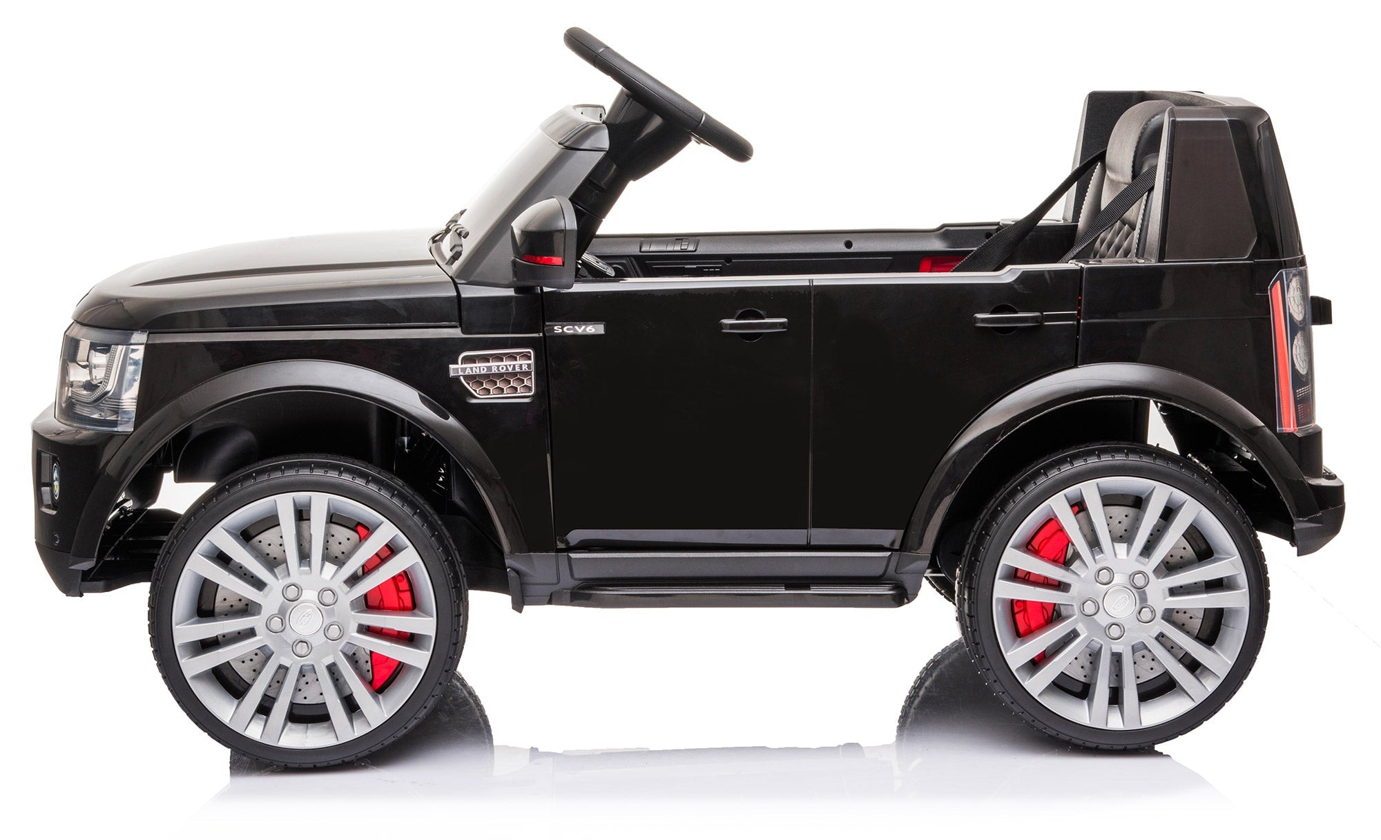 Macchina Elettrica per Bambini 12V con Licenza Land Rover Discovery Nera