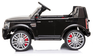 Macchina Elettrica per Bambini 12V con Licenza Land Rover Discovery Nera