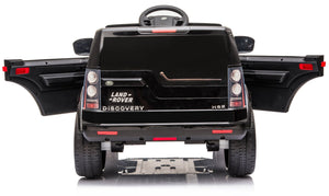 Macchina Elettrica per Bambini 12V con Licenza Land Rover Discovery Nera