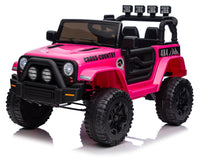 Macchina Elettrica per Bambini 12V Fuoristrada Rosa