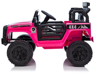 Macchina Elettrica per Bambini 12V Fuoristrada Rosa