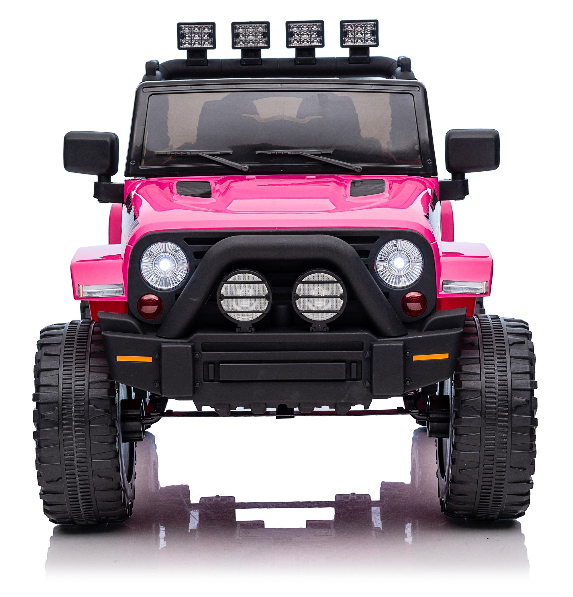 Macchina Elettrica per Bambini 12V Fuoristrada Rosa