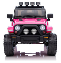 Macchina Elettrica per Bambini 12V Fuoristrada Rosa