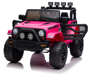 Macchina Elettrica per Bambini 12V Fuoristrada Rosa