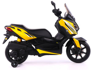 Moto Elettrica per Bambini 6V Super Gialla