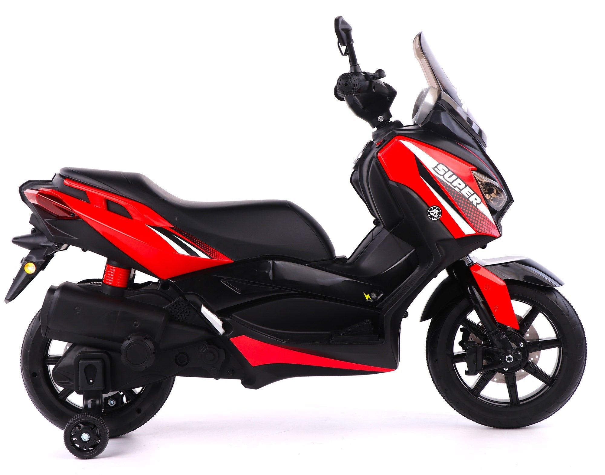 Moto Elettrica per Bambini 6V Super Rossa