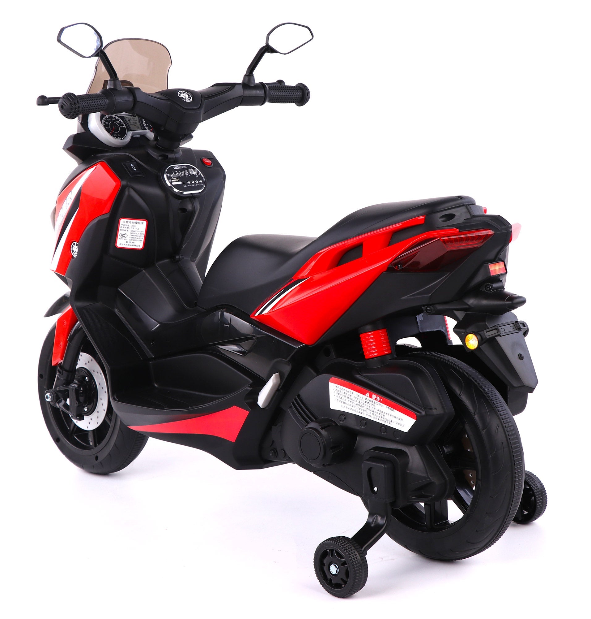 Moto Elettrica per Bambini 6V Super Rossa