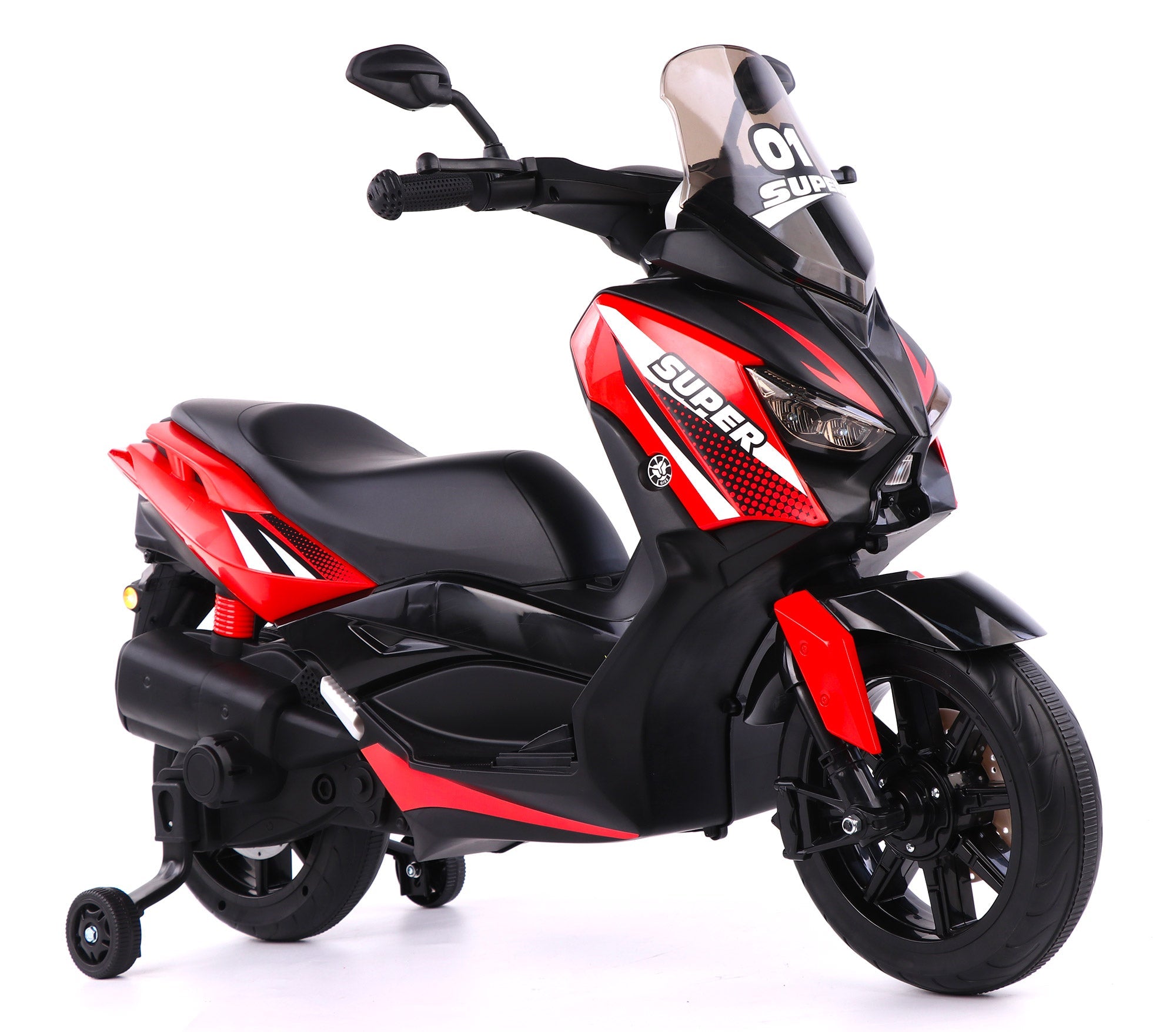 Moto Elettrica per Bambini 6V Super Rossa