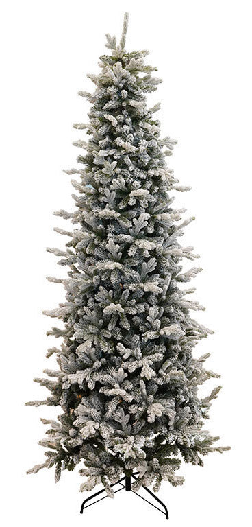 Albero di Natale Artificiale Innevato 210 cm 72 Rami Pino Silvestre Verde