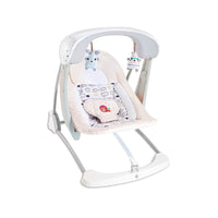 Altalena dondolo oscillante con Musica per Bambini 65x63x49 cm in Acciaio e Poliestere Baby Dreams