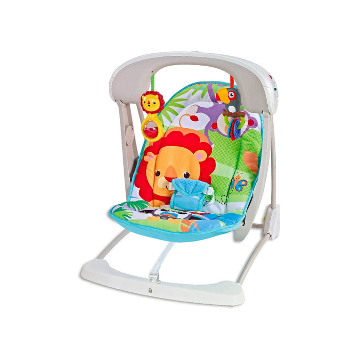 Altalena dondolo oscillante con Musica per Bambini 65x63x49 cm in Acciaio e Poliestere Baby Dreams