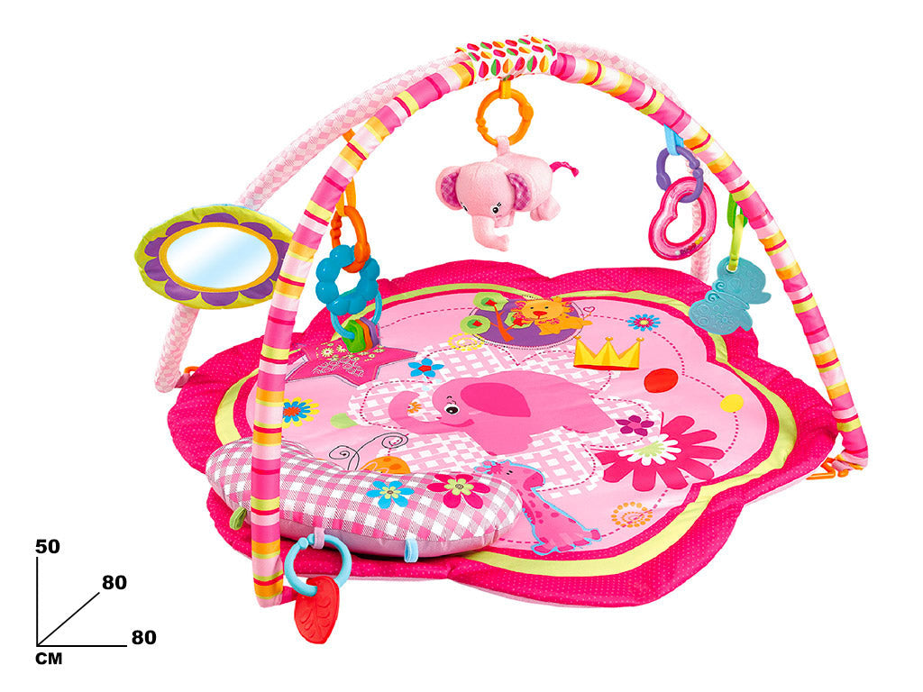 Palestrina con giochi per Bambini 50x80x80 cm in Poliestere Baby Circus Rosa