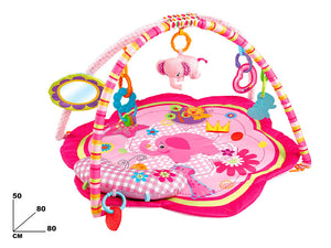 Palestrina con giochi per Bambini 50x80x80 cm in Poliestere Baby Circus Rosa