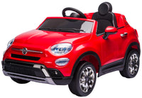 Macchina Elettrica per Bambini 12V con Licenza Fiat 500X Rossa