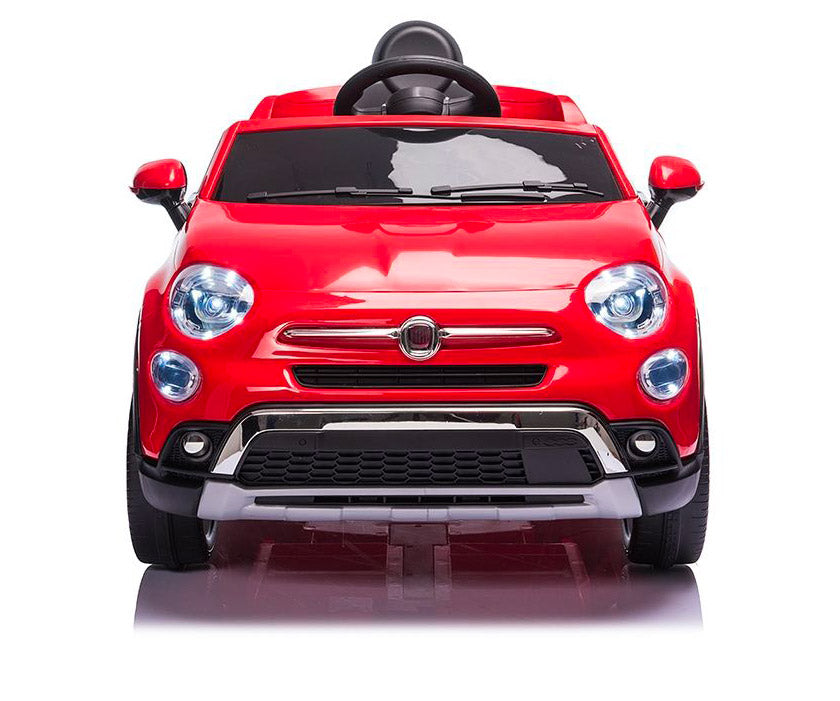 Macchina Elettrica per Bambini 12V con Licenza Fiat 500X Rossa