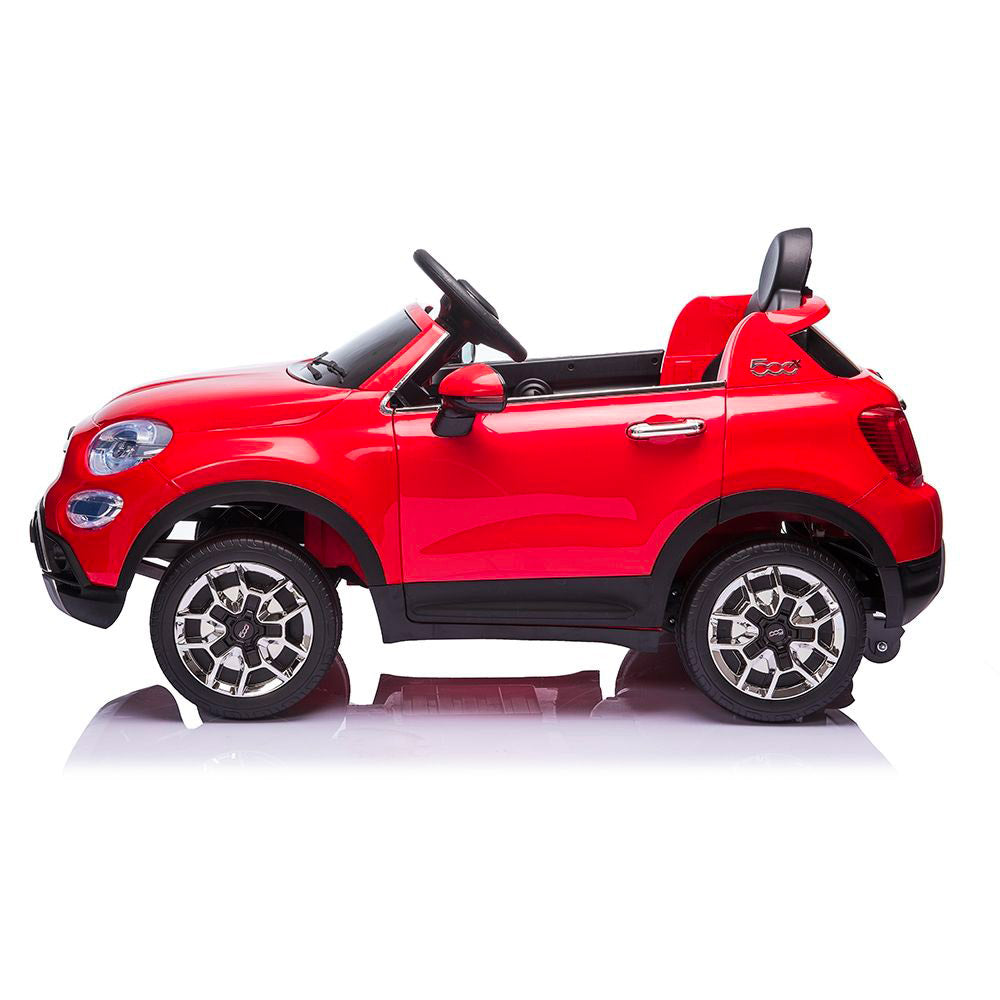 Macchina Elettrica per Bambini 12V con Licenza Fiat 500X Rossa