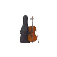 Violoncello 4/4 - completo di fodero in nylon, tracolla, tasche, archetto, ponte. - 200023