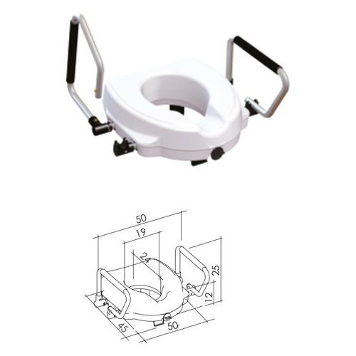 Rialzo wc k design es-11-12-kd bianco - ES 11 12 KD