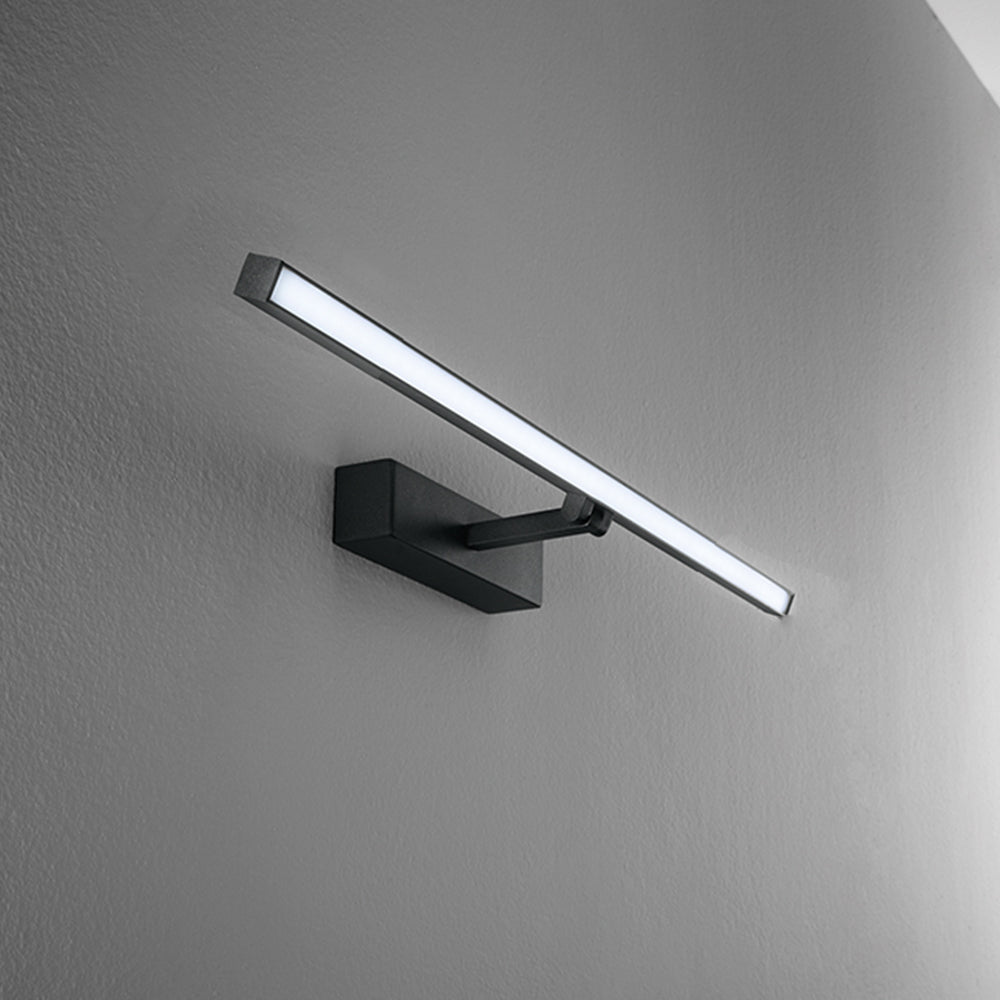 Applique In Metallo Moderna Riga Nero Led Piccola