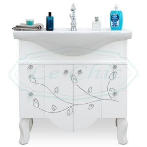 Mobile bagno contemporaneo 85 cm