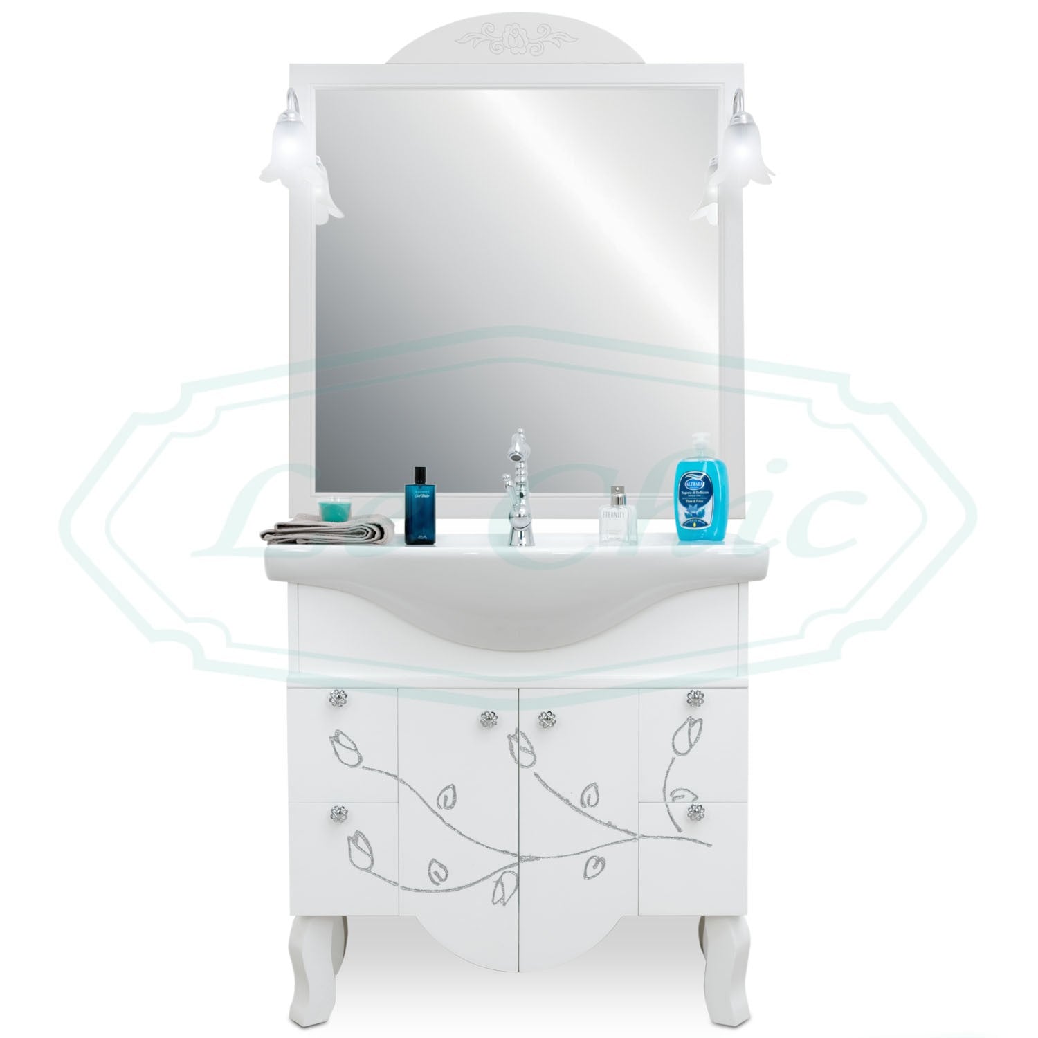 Mobile bagno contemporaneo 85 cm