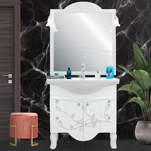 Mobile bagno contemporaneo 85 cm