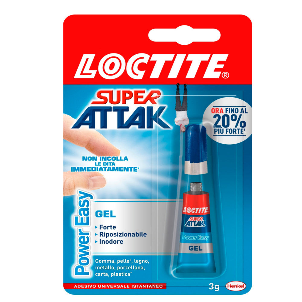 Loctite super attak power easy tubo da 3 gr