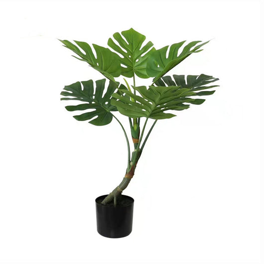 Pianta Ornamentale Per Interno Ed Esterno Albero Di Monstera Artificiale In Vaso 80cm