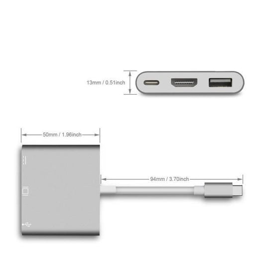 Mini hub type c multiport - NLX-TC-HDMIUSBT