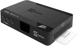 Tele system decoder dvb-s2 ts9018 hevc tivusat fhd 10bit hdmi/usb/lan - 58010097