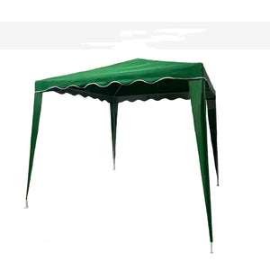 Gazebo Da Giardino In Polietilene Elegante E Resistente Verde 300x300x250cm