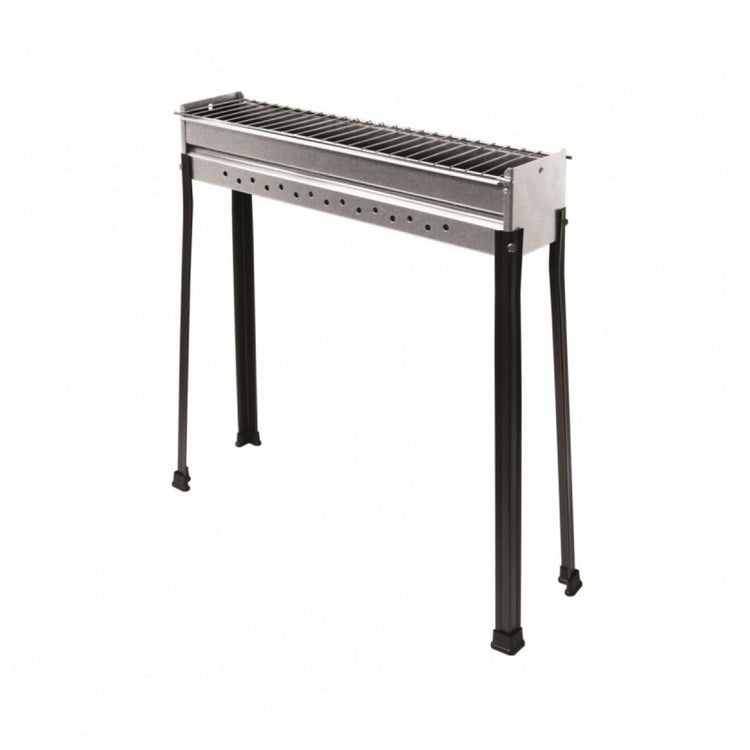 Cuocispiedini A Carbonella Mille In Acciaio 60X15XH70 cm - 510.B/INOX