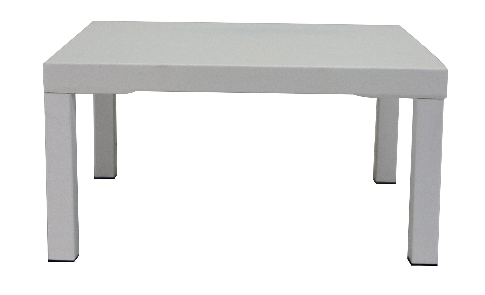 Tavolino da Giardino 60x60xH30 cm in Metallo Modas Bianco