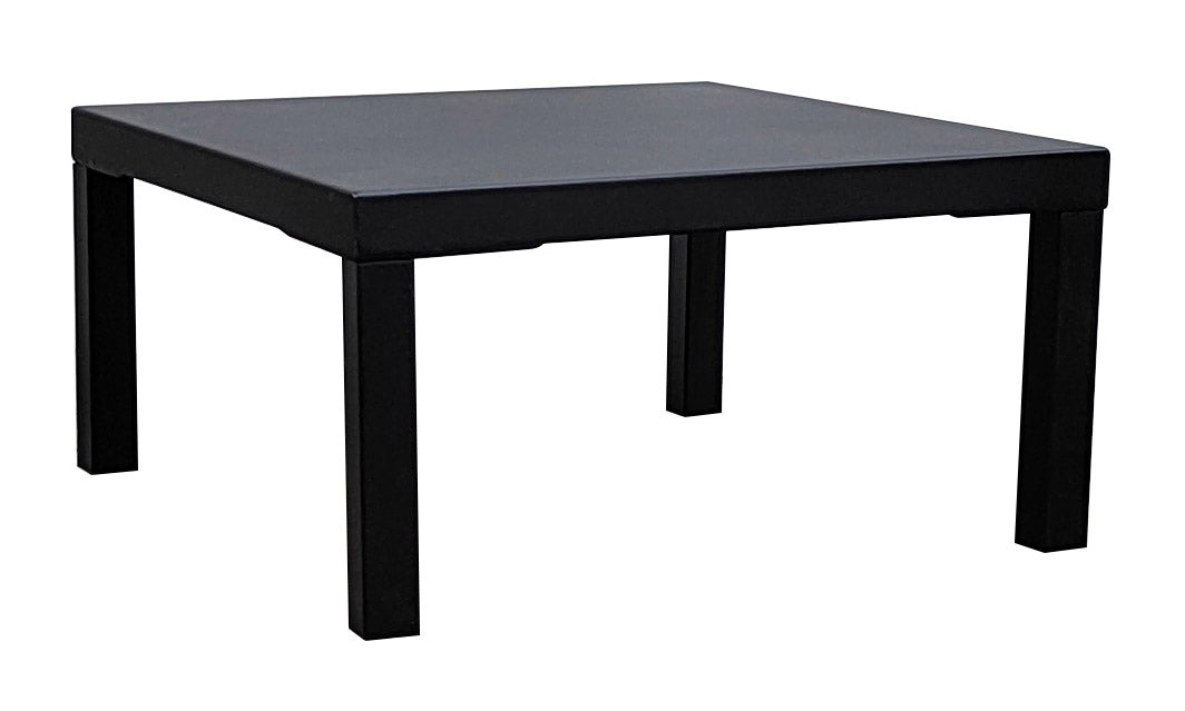 Tavolino da Giardino 60x60xH30 cm in Metallo Modas Nero
