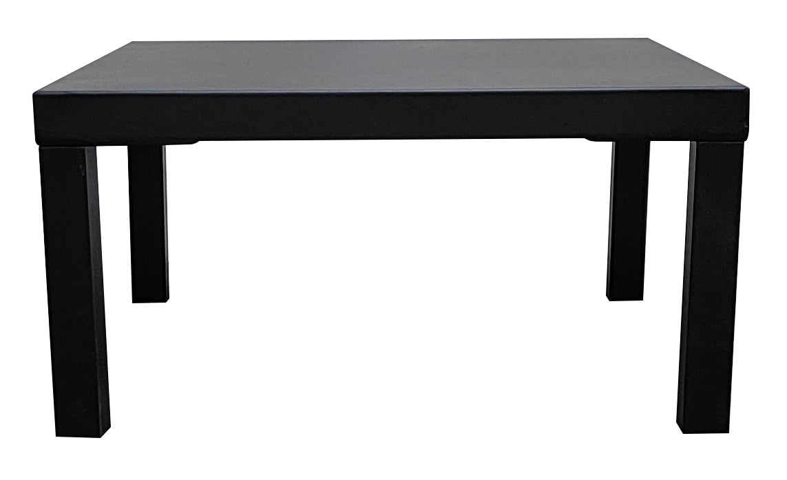Tavolino da Giardino 60x60xH30 cm in Metallo Modas Nero
